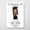 She Believed She Could So She Did Graduation Gift Doll Personalized Vertical Poster