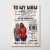 To My Mom From Daughter Son Vintage Personalized Vertical Poster