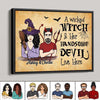 Wicked Witch And Handsome Devil Personalized Horizontal Poster