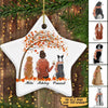 Fall Season Life Is Better With A Dog Personalized Star Ornament