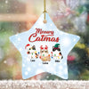 Meowy Cats Personalized Cat Decorative Christmas Ornament