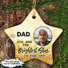 You Are The Brightest Star In The Sky Memorial Personalized Star Ornament