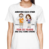 Annoying Each Other Fart Chibi Gift For Couple Personalized Shirt