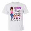 Auntie Like Mom Only Cooler Posing Doll Personalized Shirt