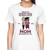 Behind Senior Is Mom Doll Graduation Gift Personalized Shirt