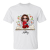 Book Flower Book Lover Personalized Shirt