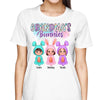 Bright Colors Pattern Grandma‘s Bunny Doll Kids Easter Personalized Shirt