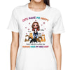 Cats Make Me Happy Doll Girl Personalized Shirt