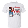 Chibi Couple Annoying Each Other Personalized Shirt
