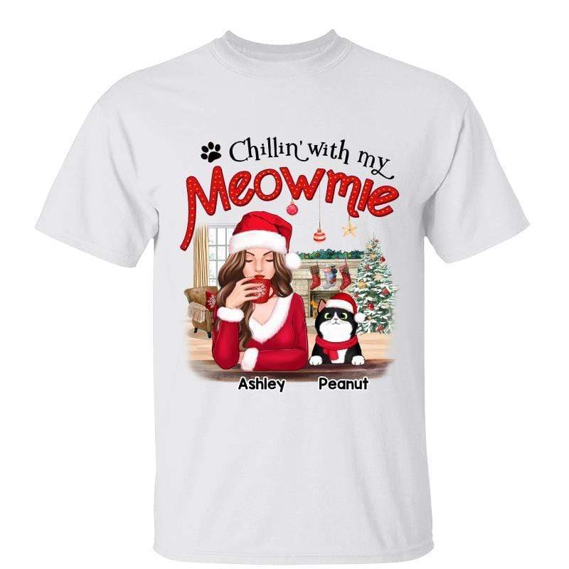 Chillin‘ With Meowmies Cat Mom Personalized Shirt