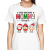 Christmas Awesome Mom Grandma Belongs Cute Kids Personalized Shirt