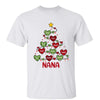 Christmas Tree Mom Grandma Heart Personalized Shirt