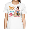 Crazy Dog Lady Doll Girl Personalized Shirt