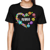 Crochet Grandma Heart Personalized Shirt