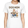 Dog Mom Leopard Pretty Girl Personalized Shirt