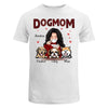 Dog Mom Red Patterned Personalized Shirt