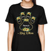 Dog Mom Sunflower Outline Personalized Shirt