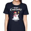 Dogs Snowman Christmas Personalized Shirt