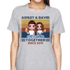 Doll Couple Together Since Retro Gift For Her For Him Personalized Shirt