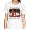 Doll Girl Reading Books On Sofa With Cats Personalized Shirt