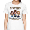 Doll Sisters Siblings Perfect Best Friends Leopard Checkered Floral Galaxy Personalized Shirt