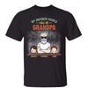 Favorite People Call Me Grandpa Man And Kids Personalized Shirt (Dark Color)