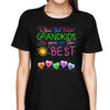 God Gave Me The Best When Made Grandkids Grandma Grandpa Personalized Shirt