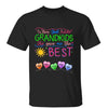God Gave Me The Best When Made Grandkids Grandma Grandpa Personalized Shirt
