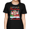 Grandkids All I Need For Christmas Family Personalized Shirt