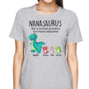 Grandmasaurus And Kids Personalized Shirt