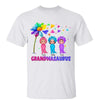 Grandmasaurus Colorful Daisy Dandelion Mother‘s Day Gift Personalized Shirt