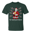 Grandpa Claus Candy Cane Christmas Personalized Shirt