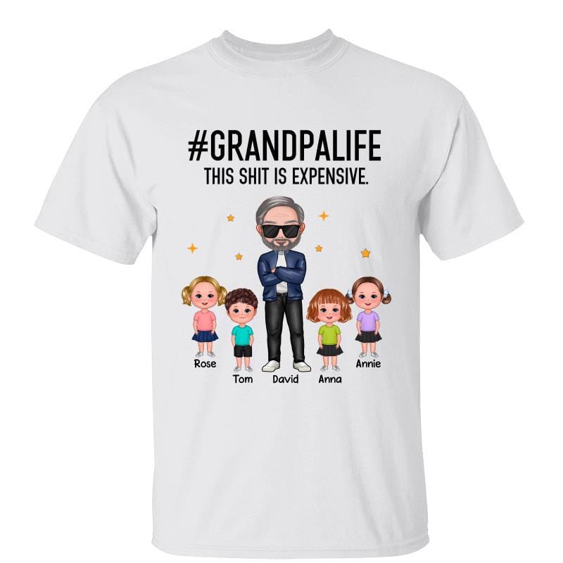 Grandpa Life Doll Man & Kid Personalized Shirt