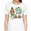 Irish Doll Girl And Peeking Dogs Personalized Shirt