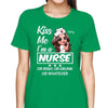 Kiss Me I‘m A Nurse St Patrick’s Day Personalized Shirt