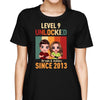 Level Unlocked Gaming Couple Together Since Gift For Him For Her Personalized Shirt