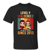 Level Unlocked Gaming Couple Together Since Gift For Him For Her Personalized Shirt