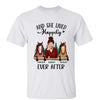 Lived Happily Ever After Girl & Horse Dog Personalized Shirt