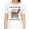 Living Life In Peace Doll & Dog Personalized Shirt