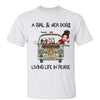 Living Life In Peace Doll & Dog Personalized Shirt