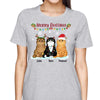 Merry Fluffmas Fluffy Cats Personalized Shirt