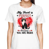 My Heart Is Perfect With Cats Inside Personalized Shirt