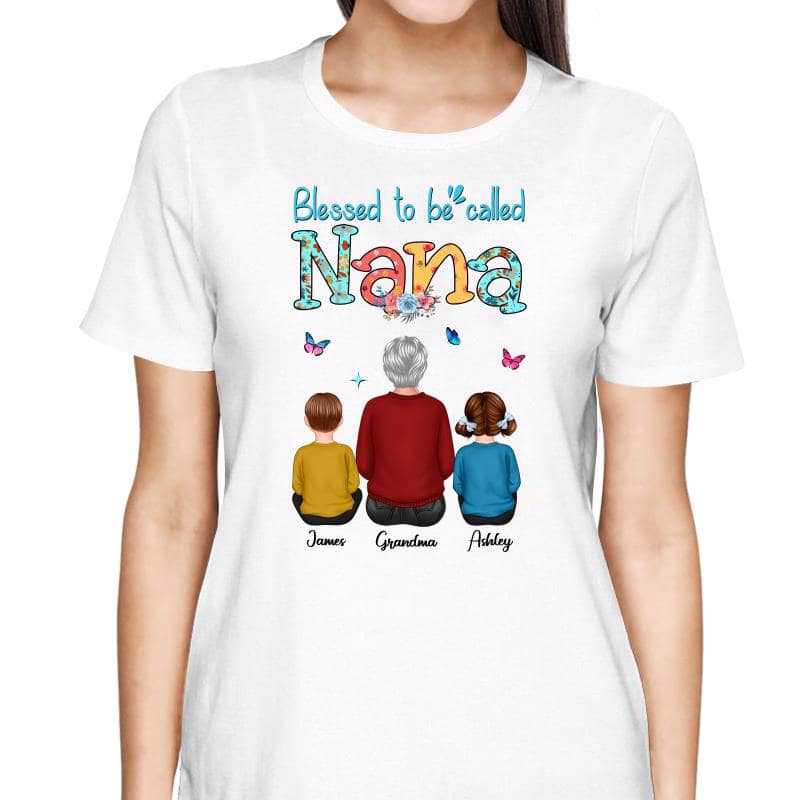 Custom Name Shirt, Personalized Grandma Shirt