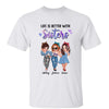 Pretty Girls Life Is Better With Sisters Personalized Shirt