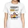 Reason To Bee Happy Doll Grandma And Grandkids Sitting Personalized Shirt