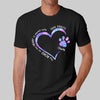 Road Paved With Paw Prints Colorful Personalized Shirt