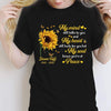 Sunflower My Mind Still Talks To You Memorial Personalized Shirt