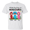 Tropical Kinda Busy Being Mamasaurus Grandmasaurus Personalized Shirt