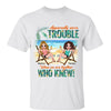 Trouble Together Summer Besties Personalized Shirt