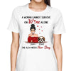 Woman Cannot Survive On Wine And Dogs Personalized Shirt